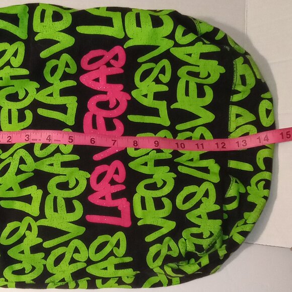 Robin Ruth Las Vegas Crossbody Bag Neon Green Pink - Picture 7 of 8